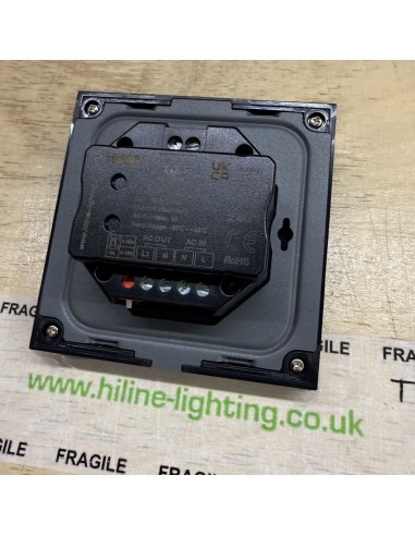 Schwarzes Glas T18 Touch-Panel 0/1-10V Dimmer |...