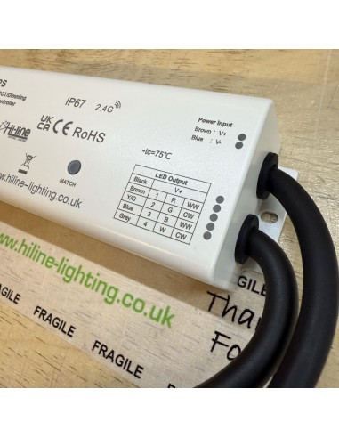 V4-WPS CCT LED Streifen Controller – Tunable White 12–48V