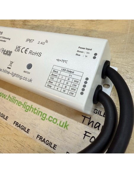 V4-WPS CCT LED Streifen Controller – Tunable White 12–48V