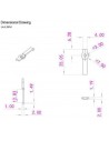 led strip clip dimensions hi-line HL-FC12-S1-IP00