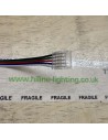 RGBW 5-Pin 15cm Streifen-zu-Kabel-Verbinder für 12mm IP00 LED-Band