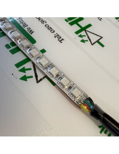 Hochdichte 120 LED/m RGB Streifen IP65 24V