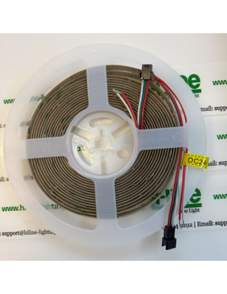 COB Pixel RGBW Strip 5m Roll 24V WS2814 Warm White 3000K