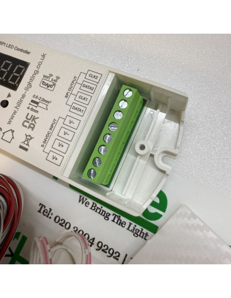 pixel LED strip controller with sensors