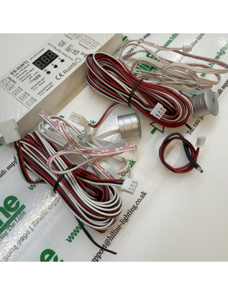 PIR sensor LED strip controller for stairs