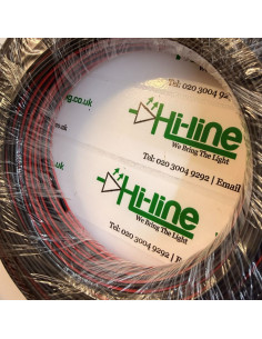 100m roll awg20 red black cable for led strips 2