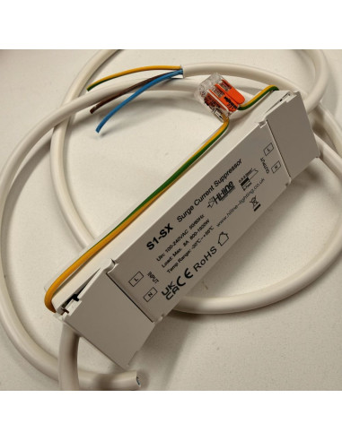 inrush controller with earth installation additional wiring