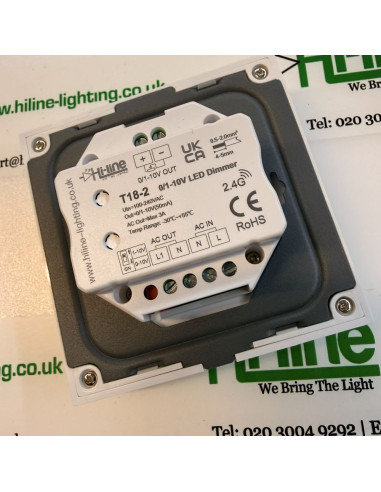 Rotierender 0/1–10V Dimmer | RF 2,4GHz | AC...