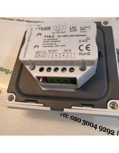 Rotierender 0/1–10V Dimmer | RF 2,4GHz | AC...
