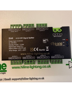 6-Way SPI Signal Splitter & Buffer for Addressable LED...