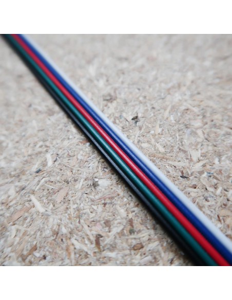 rgbw flexible cable 0.5mm 5 cores