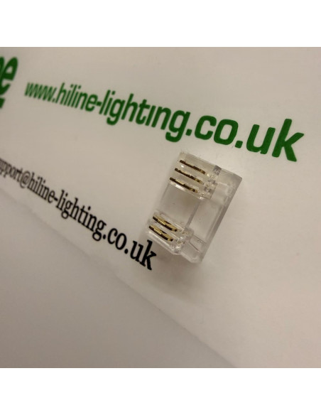 RGBW COB LED Strip-zu-Strip Verbinder (5-Pin) – Anschlussdetail