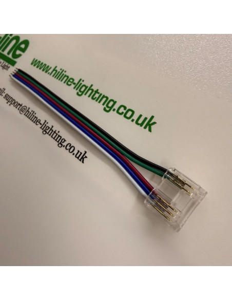 RGBW COB LED Streifenverbinder für COB RGBW Streifen (5-Pin)