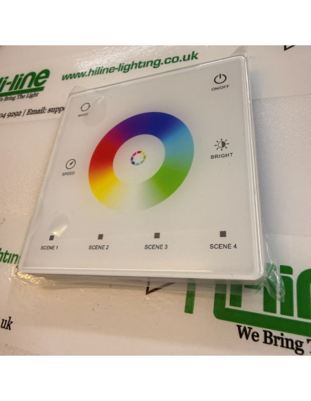 SPI Pixel LED Wall Panel Controller – RF 2.4GHz Touch Panel for Addressable LED Strips