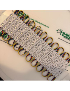 RGB LED Modul 12V 3 LED IP65 – Beschilderung & Leuchtkasten Hinterleuchtung (Packung mit 20) 2