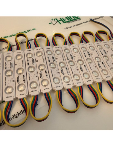 12V RGB LED Module Installation für Beschilderungsbeleuchtung und Leuchtkasten Anwendungen