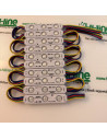 RGB LED module 12V 3 LED dimensions 75x15mm compact signage module