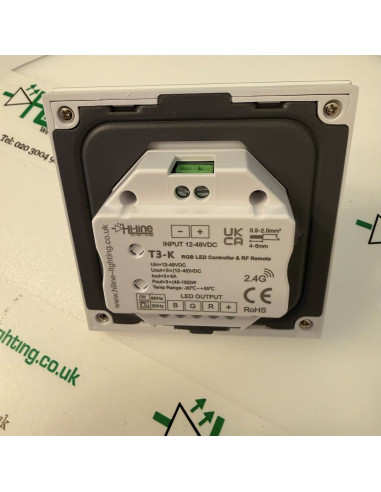 12V 24V RGB LED strip wall dimmer panel
