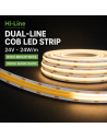 High power 12mm COB LED strip 24V 3000K warm white