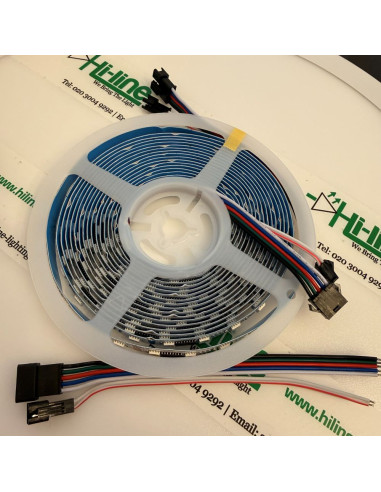 24v-dmx512-rgbw-led-strip-reel-5-wire-plugs-wiring