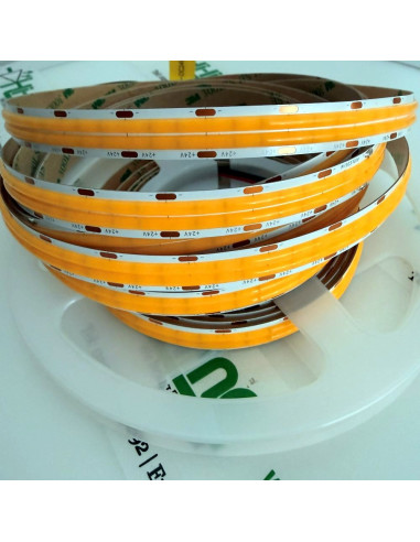 Dual-Line High Power COB LED Strip 12mm 24V...