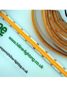 High power 12mm COB LED strip 24V 3000K warm white 2