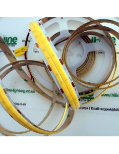 High power 12mm COB LED strip 24V 6000K cool white 2