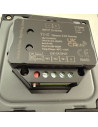 24V Black Glass Wall-Mounted Rotary LED Dimmer for Single Colour LED Strips