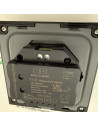24V Black Glass Wall-Mounted Rotary LED Dimmer for Single Colour LED Strips