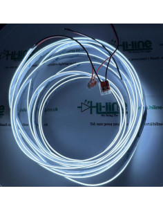 8mm Side-Glow COB LED Streifen 6000K 24V 5m – Seitlich...