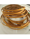 8mm warm white COB LED strip coil, 10m reel, 3M tape and solder pads