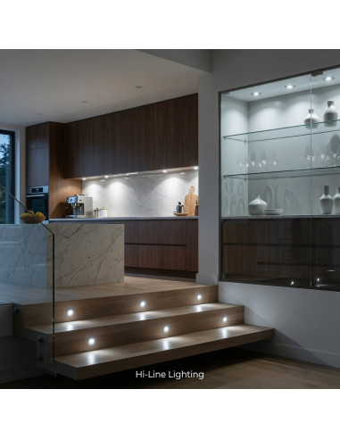 Cool White 6000K Mini Spots for Kitchen Stairs and Display 12V