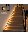 Mini LED-Einbaustrahler für Treppen, weiß, 30° Abstrahlwinkel
