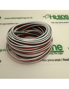 22 AWG 3-adriges Flachbandkabel 10m fuer Tunable White LED Streifen 2
