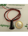 Black 30 Degree Mini LED Spot 12V with Pound Coin Scale