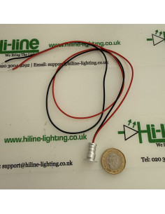 Silberner 120 Grad Mini LED Spot 12V echtes Produkt mit Muenze