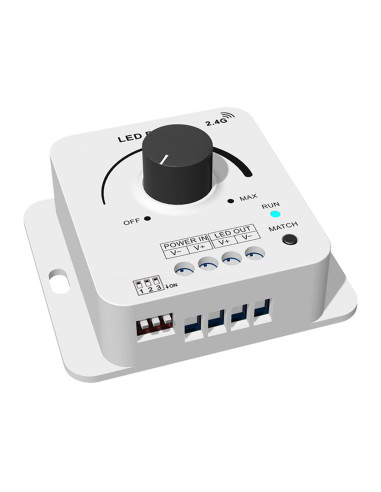 HL-V1-KS Power and LED Terminals DIP Switch View