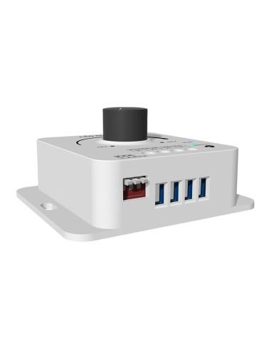 HL-V1-KS Screw Terminals Power In LED Out Close Up