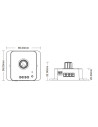 HL-V1-KS Dimensions 66x59x32mm Rotary LED Dimmer
