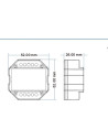 HL-S1-B(WZ) Dimensions 52x52x26mm Wall Box Dimmer