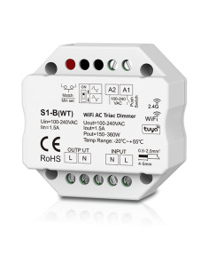 HL-S1-B(WT) WLAN RF Taster AC Triac Dimmer Front