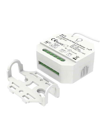 HL-S1-F Dimmer with DIN Rail Mounting Clip