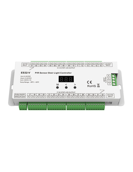 HL-ES32-V Treppencontroller Klemmen 32 Stufenausgaenge
