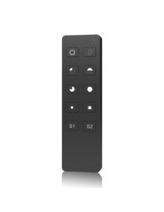 HL-R1-B 10-Tasten Funk Dimmerfernbedienung 1-Zone Schwarz Front
