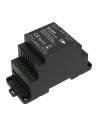 HL-DA-RDM Black DIN-Rail DMX RDM Amplifier 12-48V