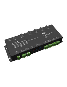 HL-DMA-RDM 4-fach DMX RDM Signal-Splitter 12-48V Front