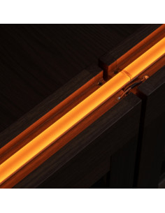 IP67 Waterproof Amber Orange COB LED Strip 24V Wet 2