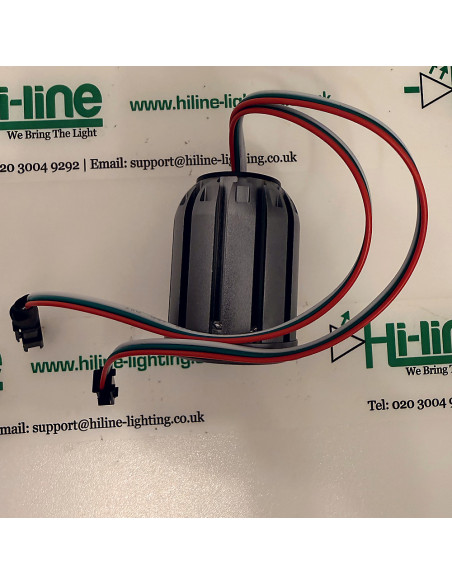 24V 12W RGBW SPI Spotlight 50mm hohes Gehaeuse seitlich