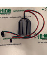 24V 12W RGBW SPI Spotlight 50mm hohes Gehaeuse seitlich