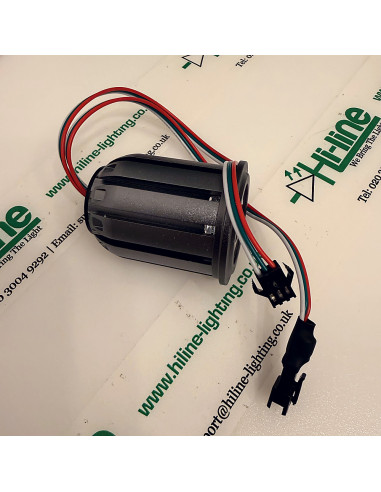 24V 12W RGBW SPI Spotlight 50mm Side 3-Pin JST Tails